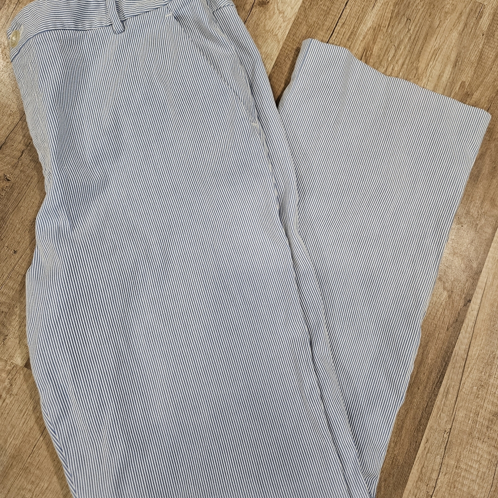 Ralph Lauren Womens Pinstripe Officewear Pants Size 14